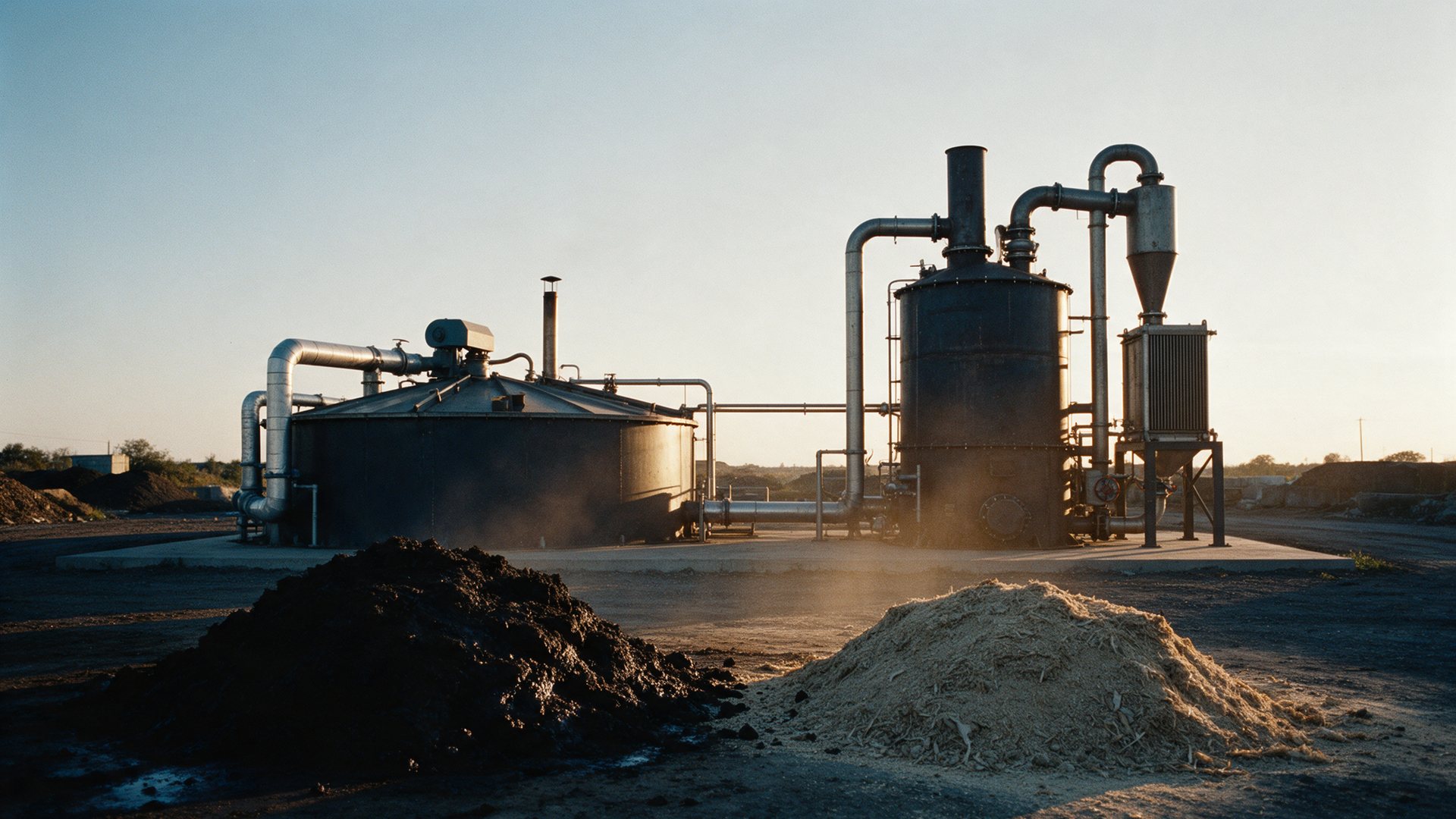 Two Machines, One Waste Stream